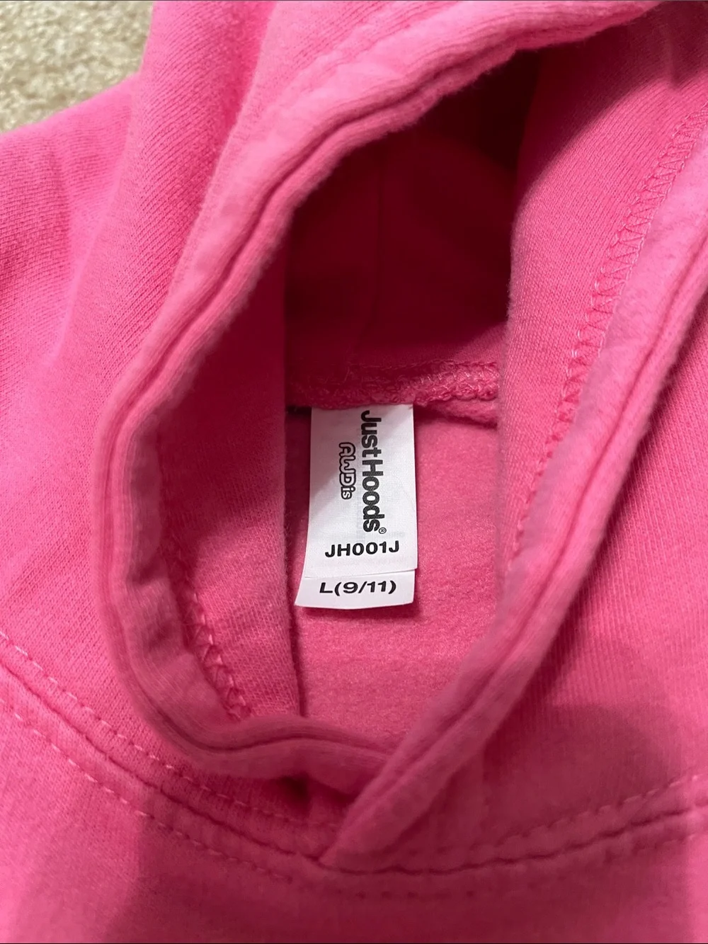 Girls' Pink 'Just a Girl Who Loves Horses' Pullover Hoodie